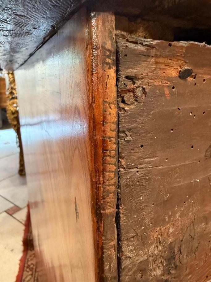 COMMODE REGENCE - 18ème siècle Estampillée L. PERIDIEZ-photo-7