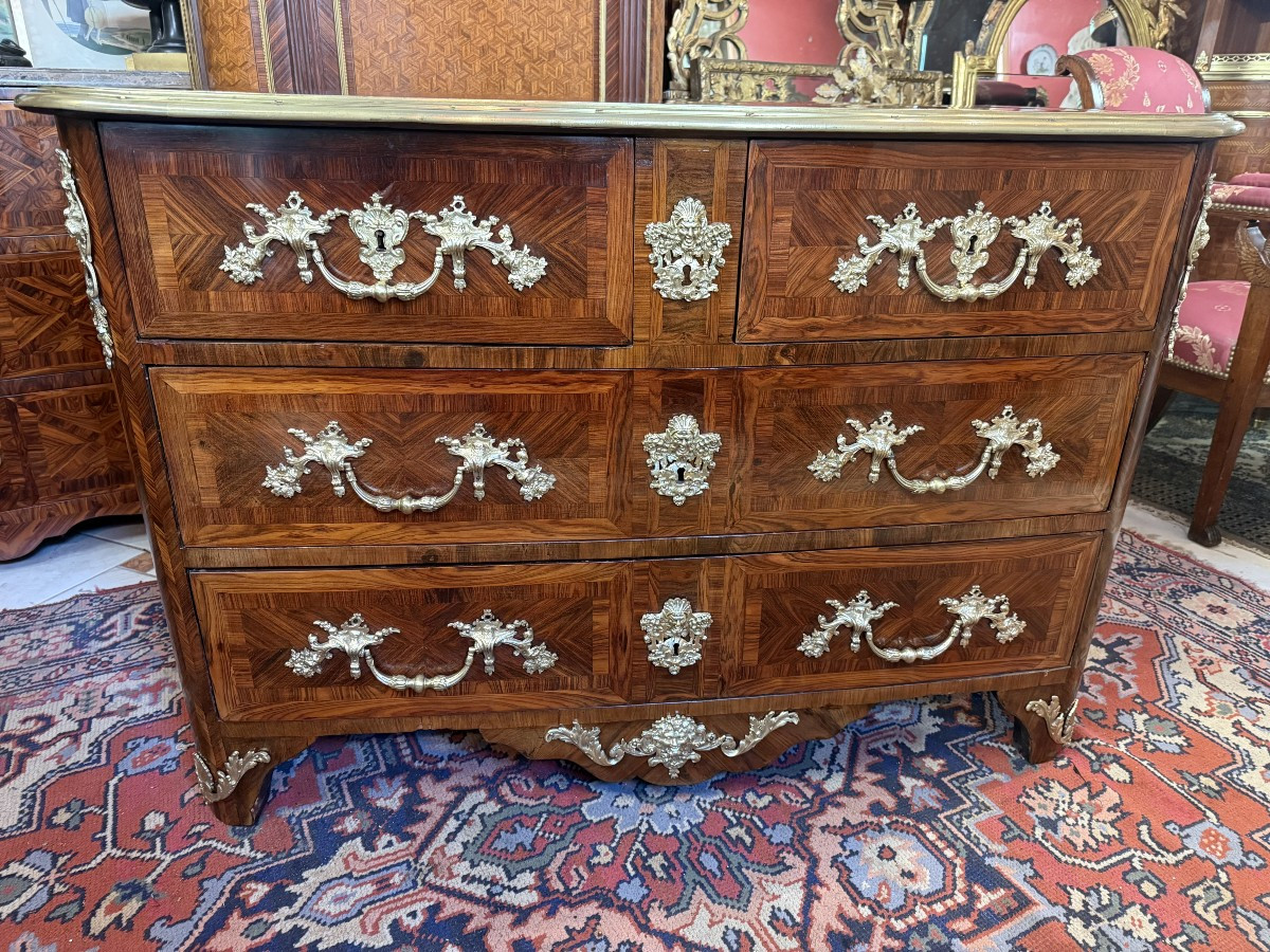 COMMODE REGENCE - 18ème siècle Estampillée L. PERIDIEZ