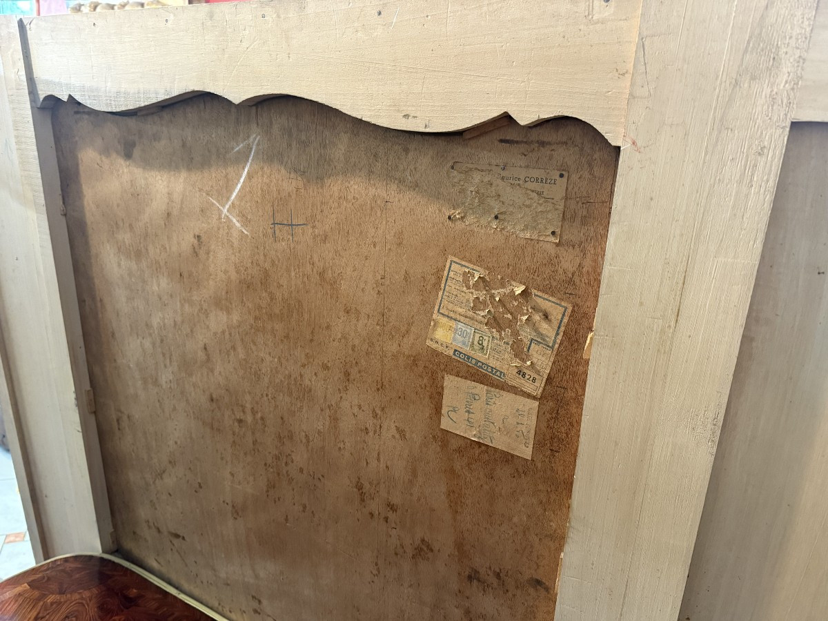 TRUMEAU DE STYLE LOUIS XV  EN BOIS LAQUE-photo-6