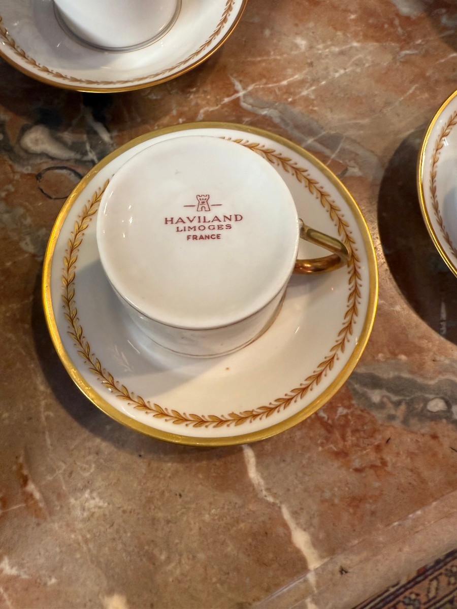 SERVICE DE TABLE ET CAFE HAVILAND LIMOGES-photo-2