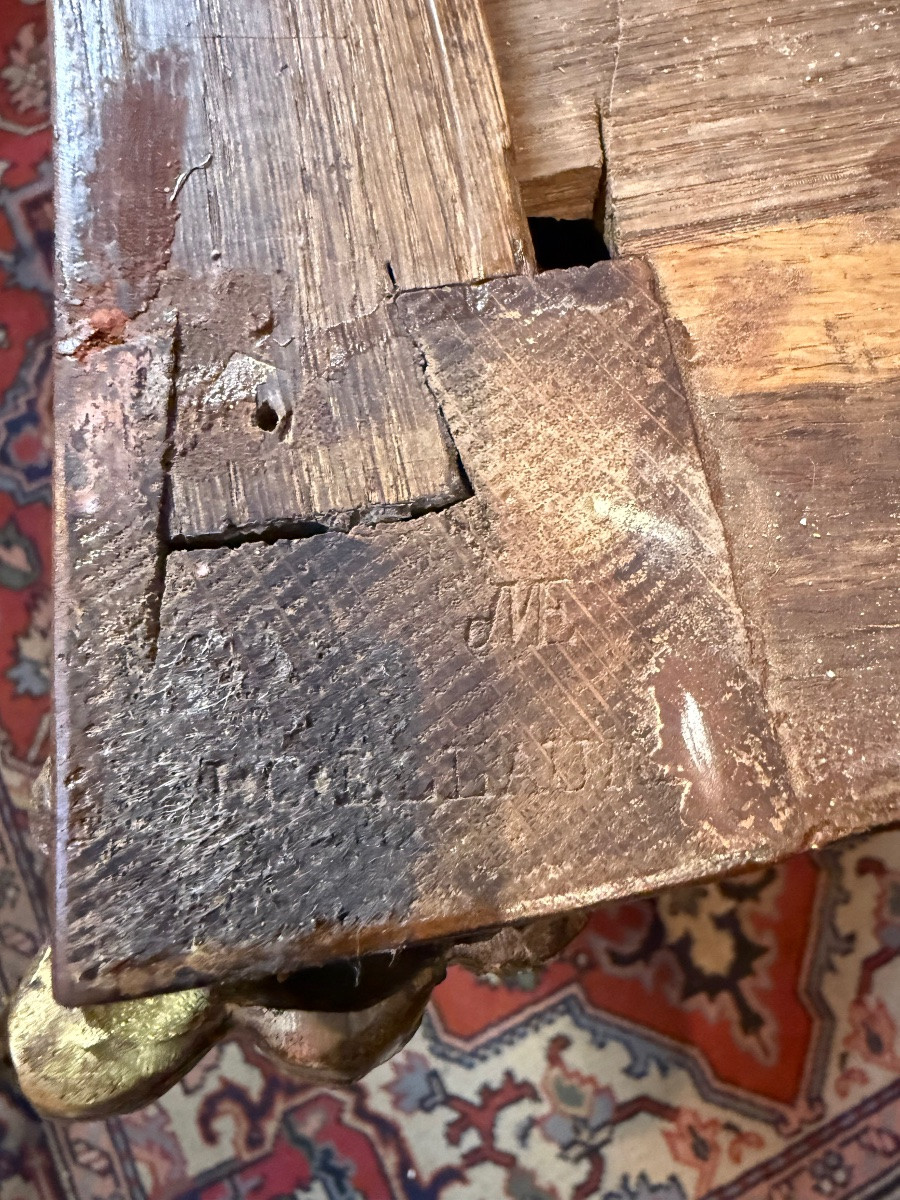 Louis XV Tomb-shaped Commode Stamped Jc Ellaume-photo-5