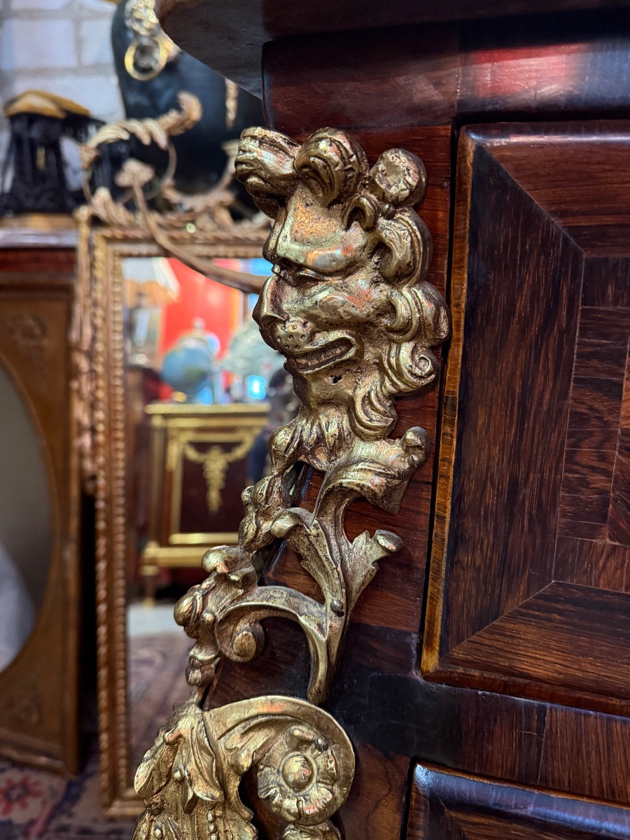 Louis XV Tomb-shaped Commode Stamped Jc Ellaume-photo-7