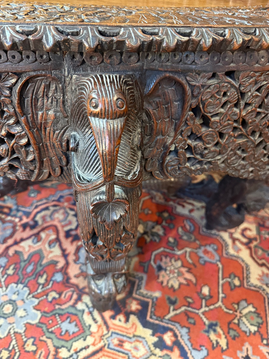 CONSOLE ANGLO BIRMANE 19ème-photo-2