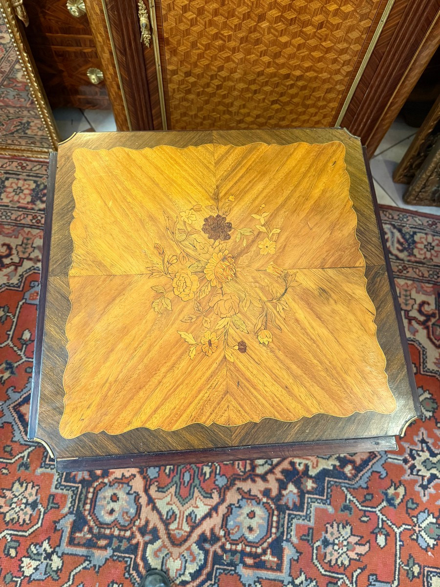 Louis XV Style Games Table, Also Known As A Handkerchief Table – 19th Century-photo-2