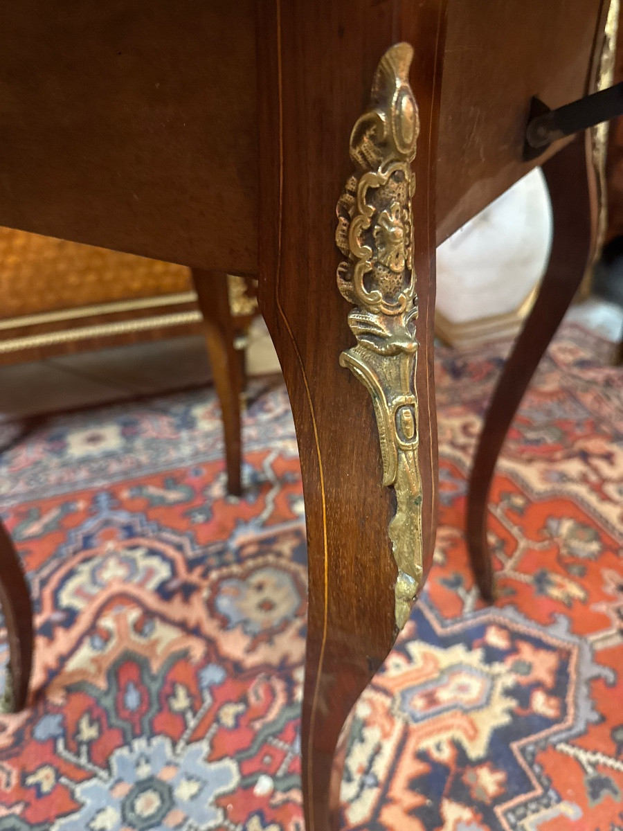 Louis XV Style Games Table, Also Known As A Handkerchief Table – 19th Century-photo-5