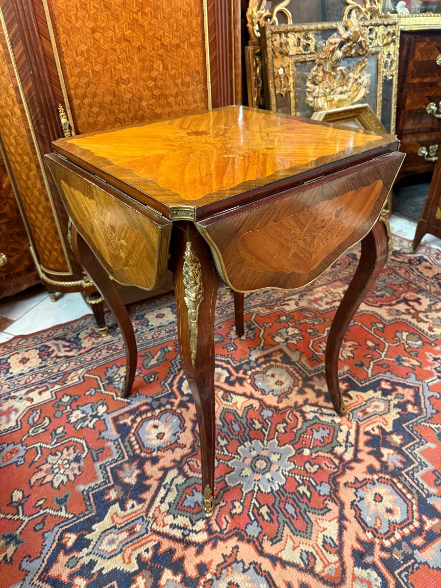 Louis XV Style Games Table, Also Known As A Handkerchief Table – 19th Century