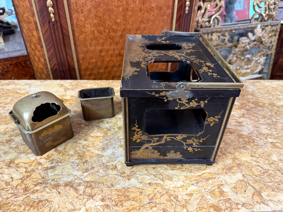 BOITE A FUMER JAPON époque MEIJI (1868 – 1912)-photo-1