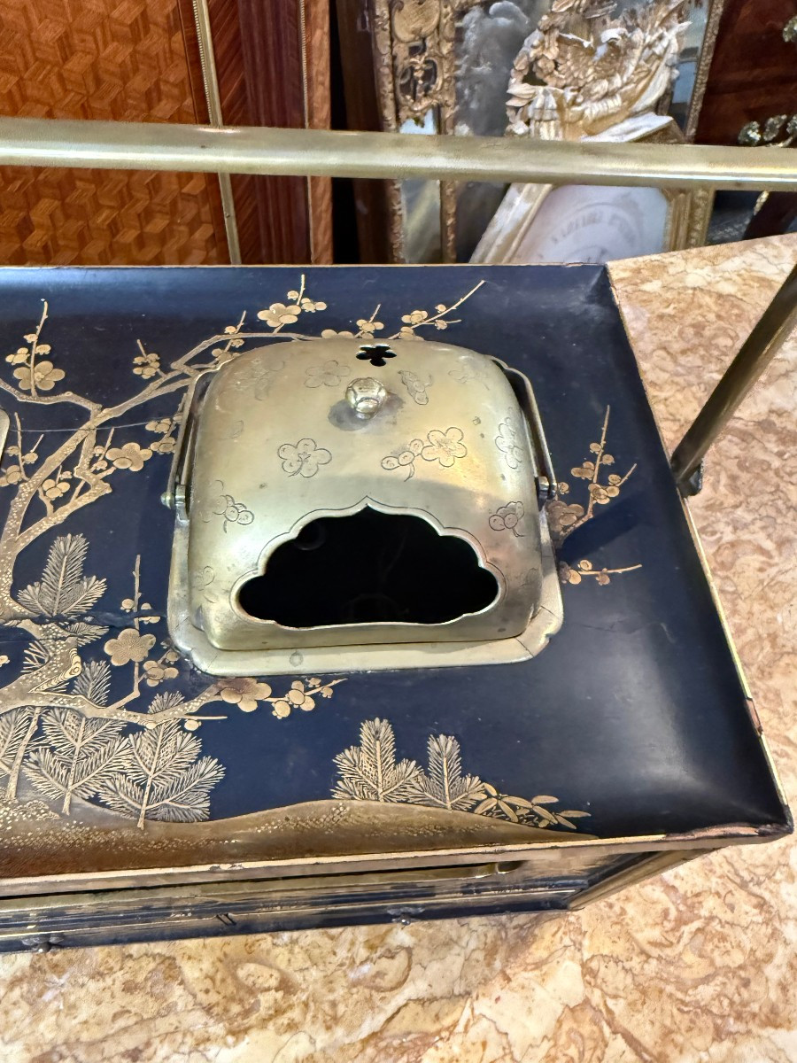 BOITE A FUMER JAPON époque MEIJI (1868 – 1912)-photo-5