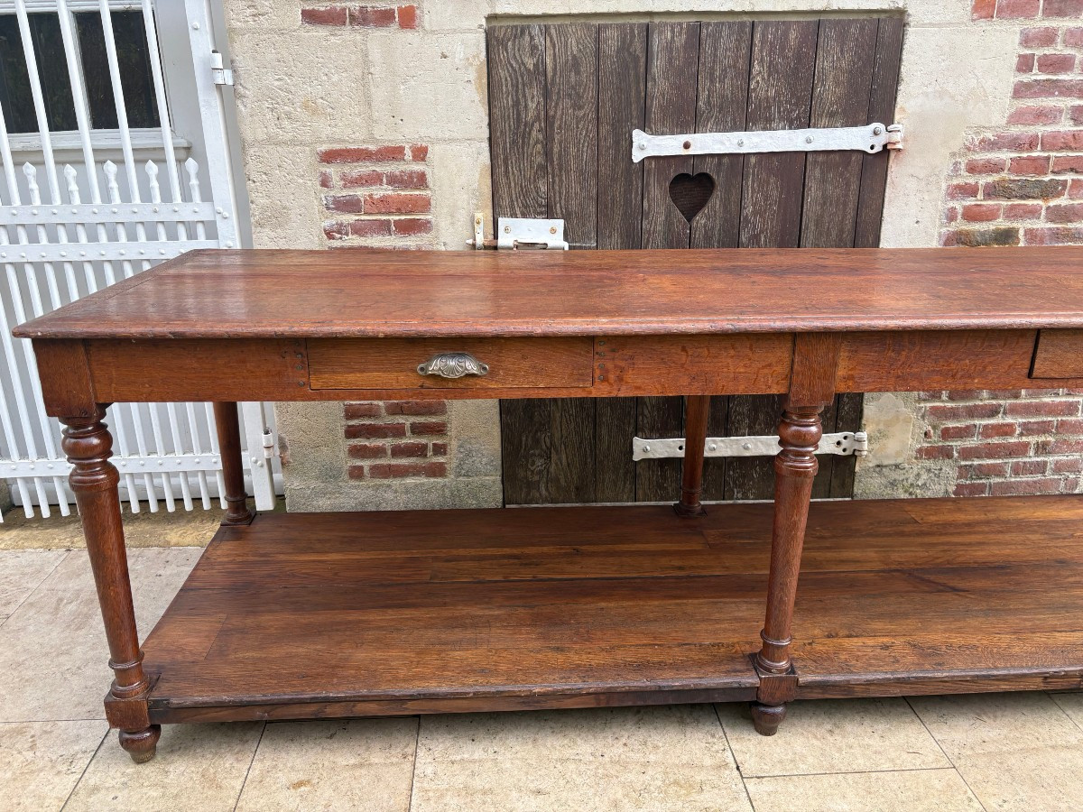 19th Century Draper's Table-photo-3