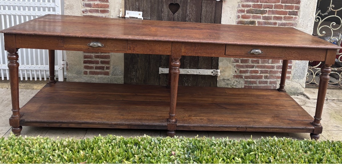 19th Century Draper's Table-photo-2