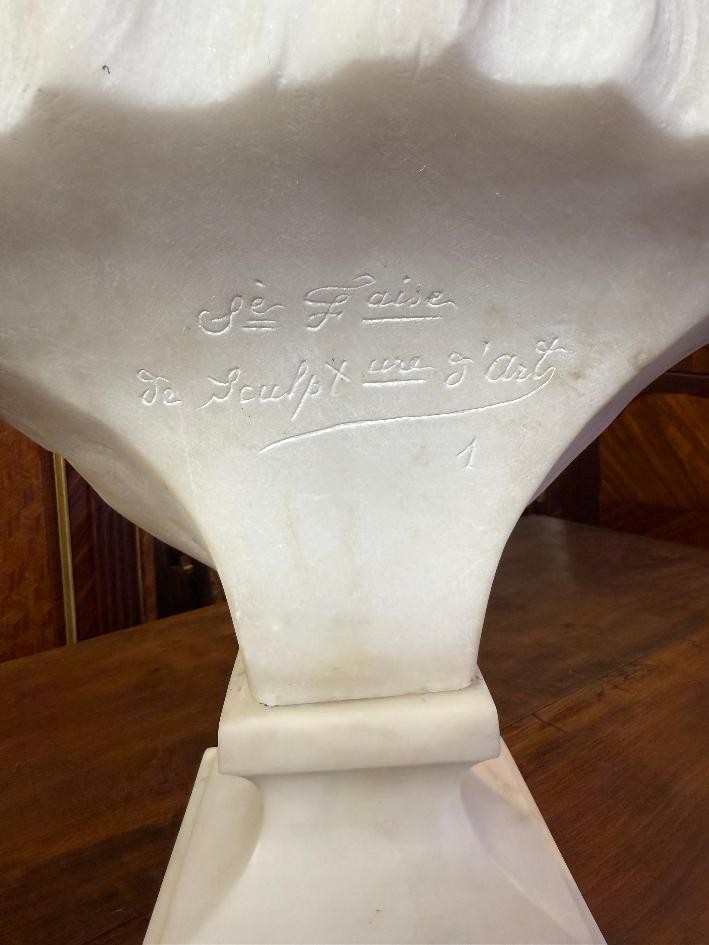  Bust Of A Young Woman, 19th Century-photo-1