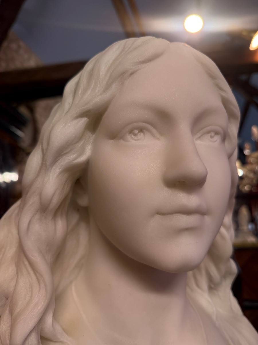  Bust Of A Young Woman, 19th Century-photo-2