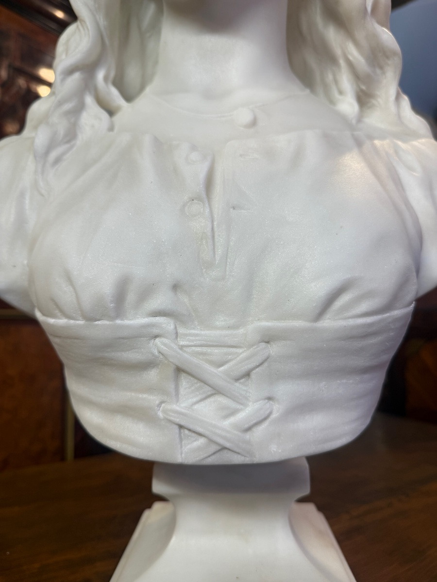  Bust Of A Young Woman, 19th Century-photo-4