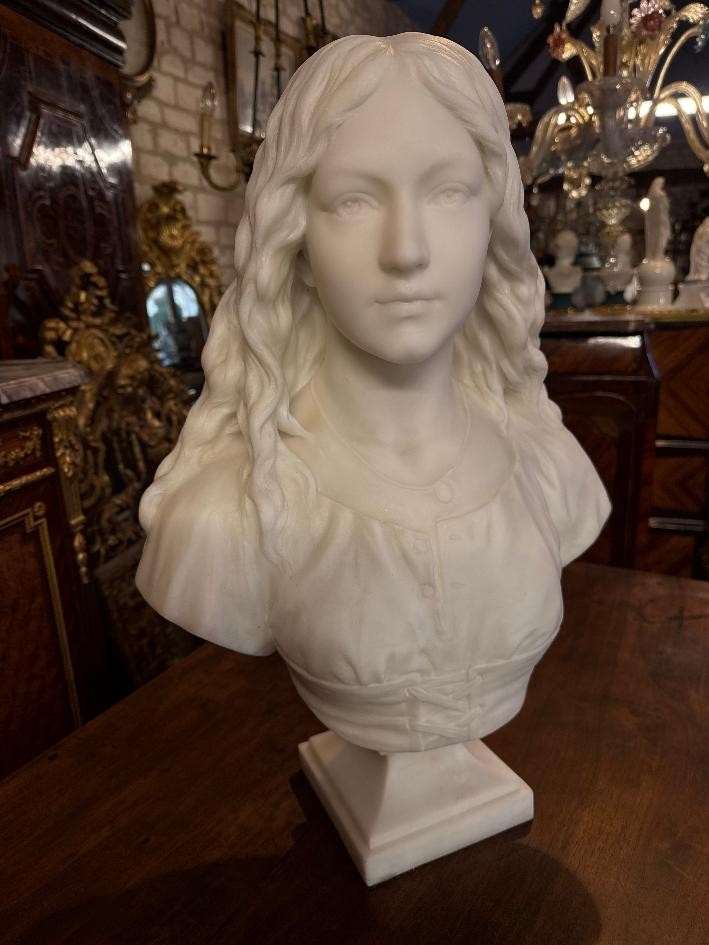  Bust Of A Young Woman, 19th Century