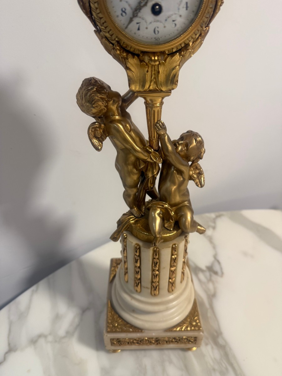 PENDULE DE STYLE LOUIS XVI-photo-2