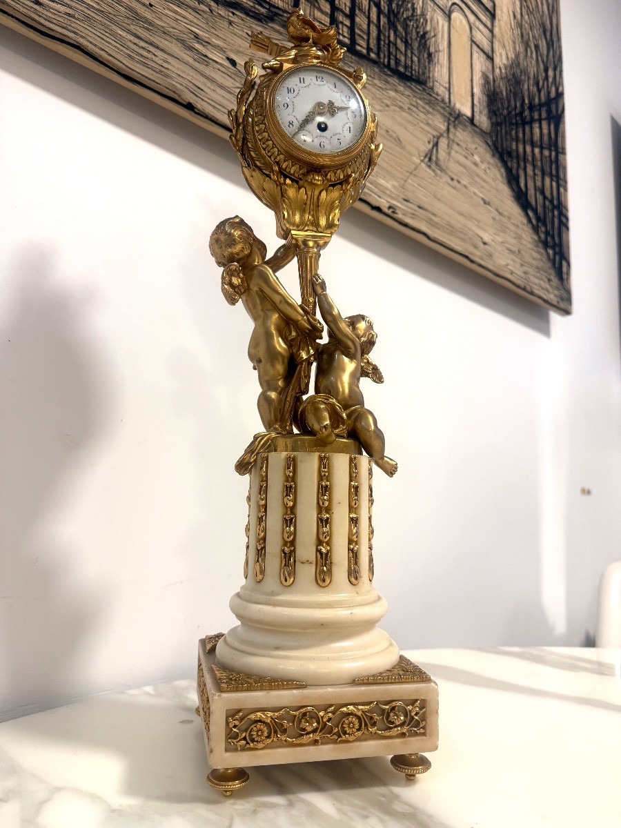 PENDULE DE STYLE LOUIS XVI-photo-2