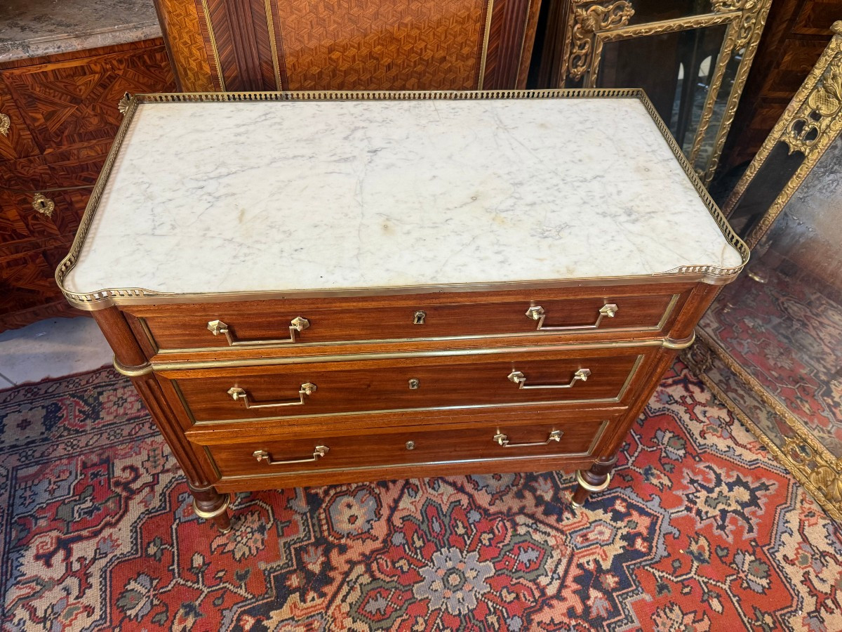 COMMODE EPOQUE LOUIS XVI-photo-2