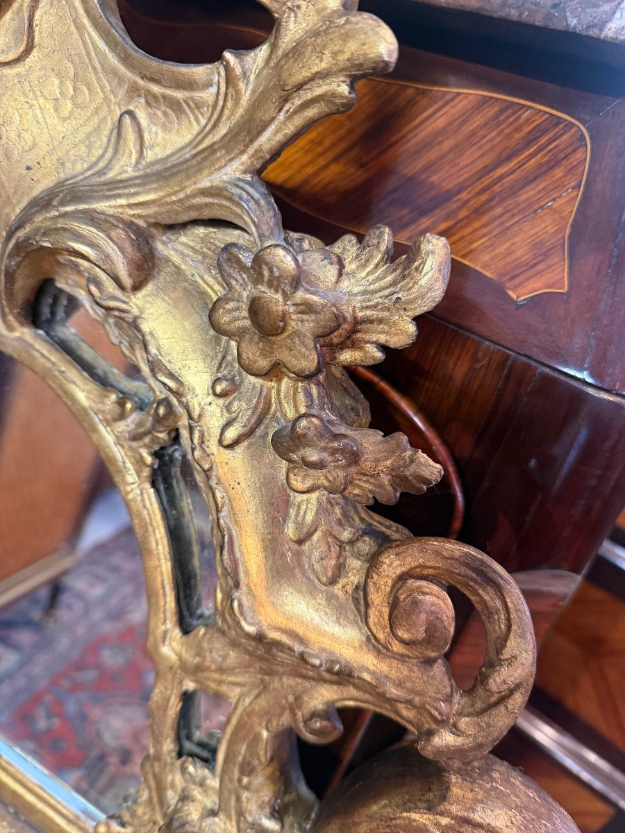 Regence Mirror, 18th Century-photo-3