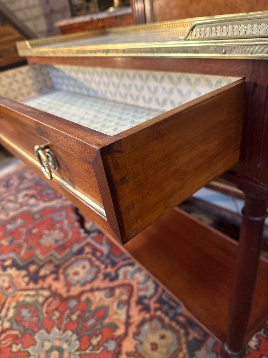 CONSOLE  - DESSERTE DE STYLE LOUIS XVI-photo-1