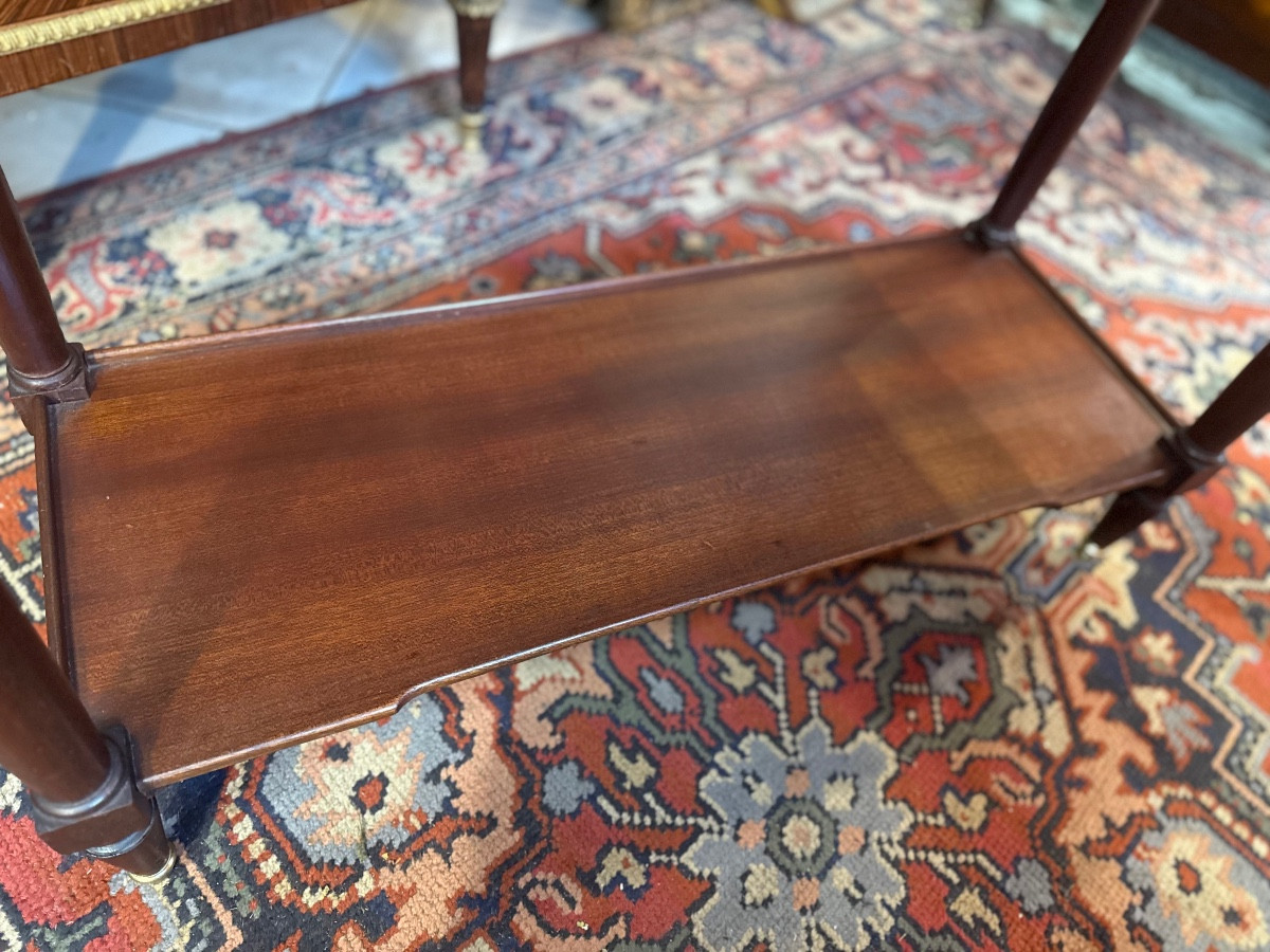 CONSOLE  - DESSERTE DE STYLE LOUIS XVI-photo-5