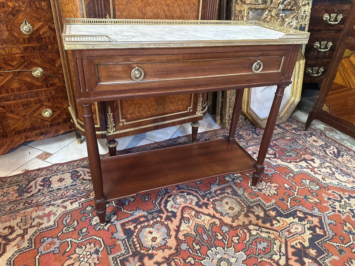 CONSOLE  - DESSERTE DE STYLE LOUIS XVI