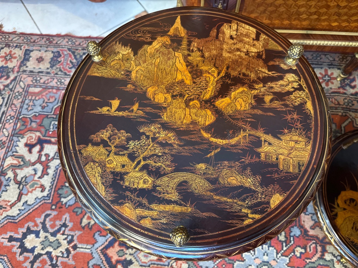 Pair Of House End Table Rings-photo-2