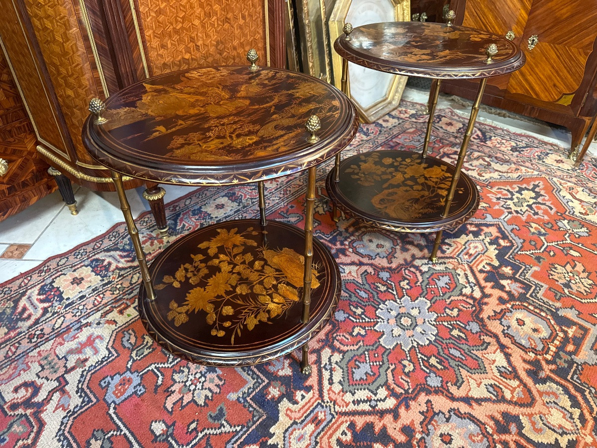 Pair Of House End Table Rings-photo-3