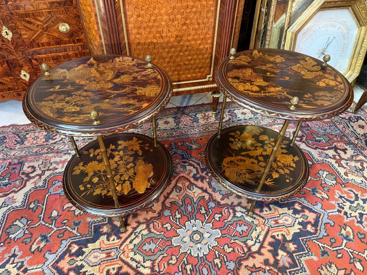 Pair Of House End Table Rings-photo-4