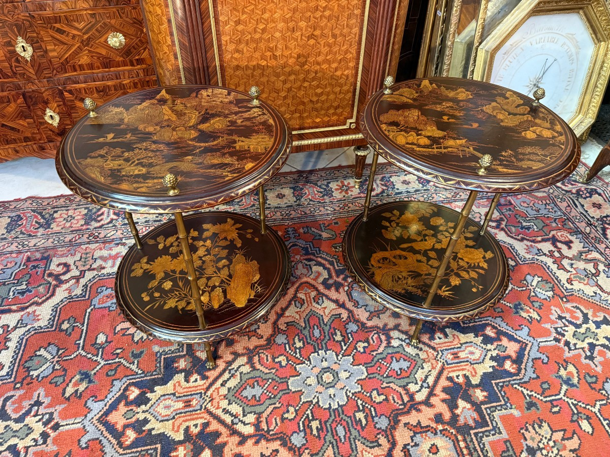 Pair Of House End Table Rings