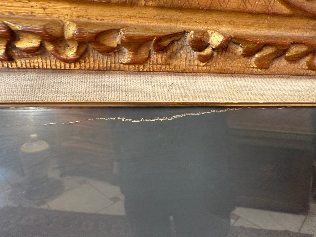 Pastel By Madame Vigee-lebrun And Her Daughter-photo-1