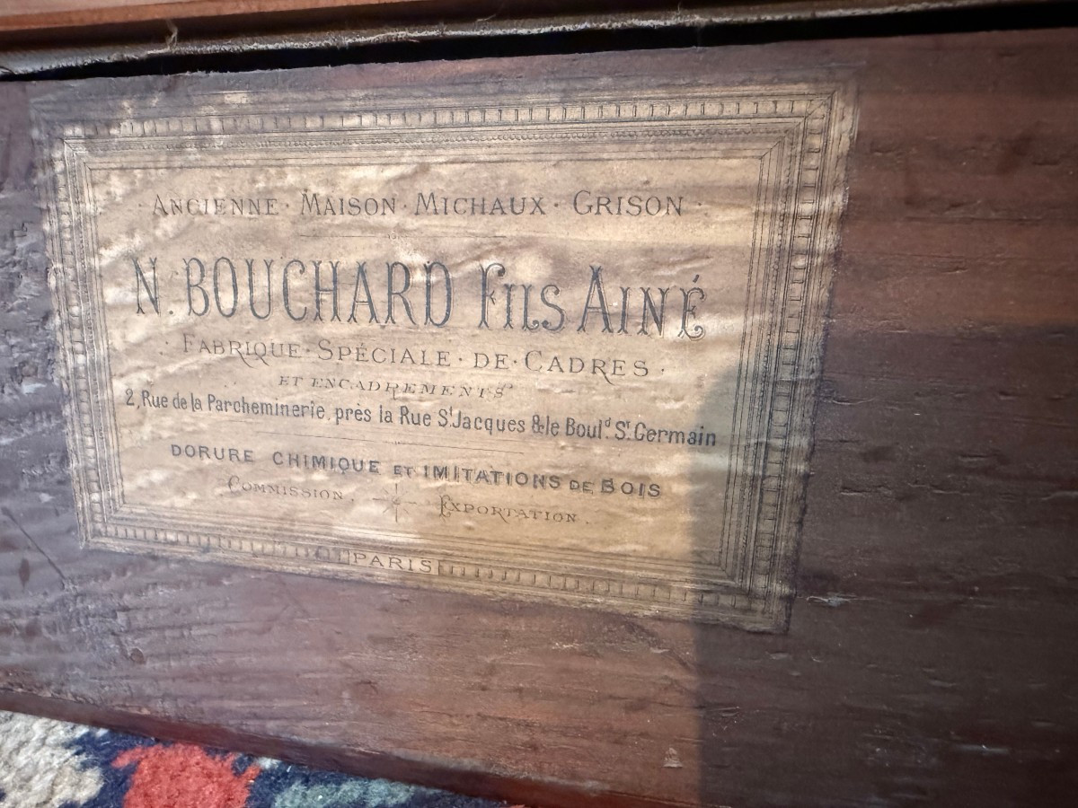 HUILE SUR TOILE NATURE MORTE DU 19ème-photo-6