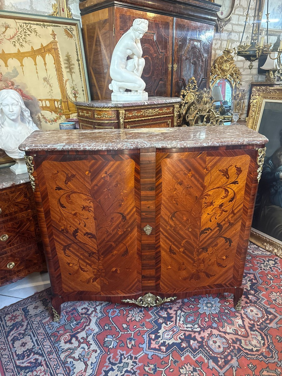 BUFFET A HAUTEUR D'APPUI DE STYLE LOUS XV-photo-6