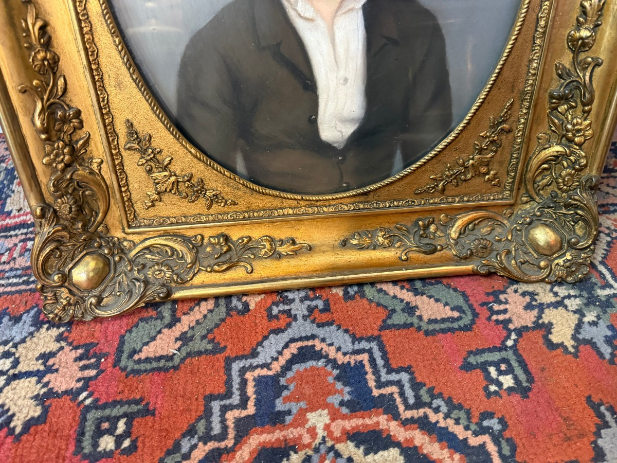 PASTEL DU 19ème REPRESENTANT UN JEUNE GARCON-photo-3