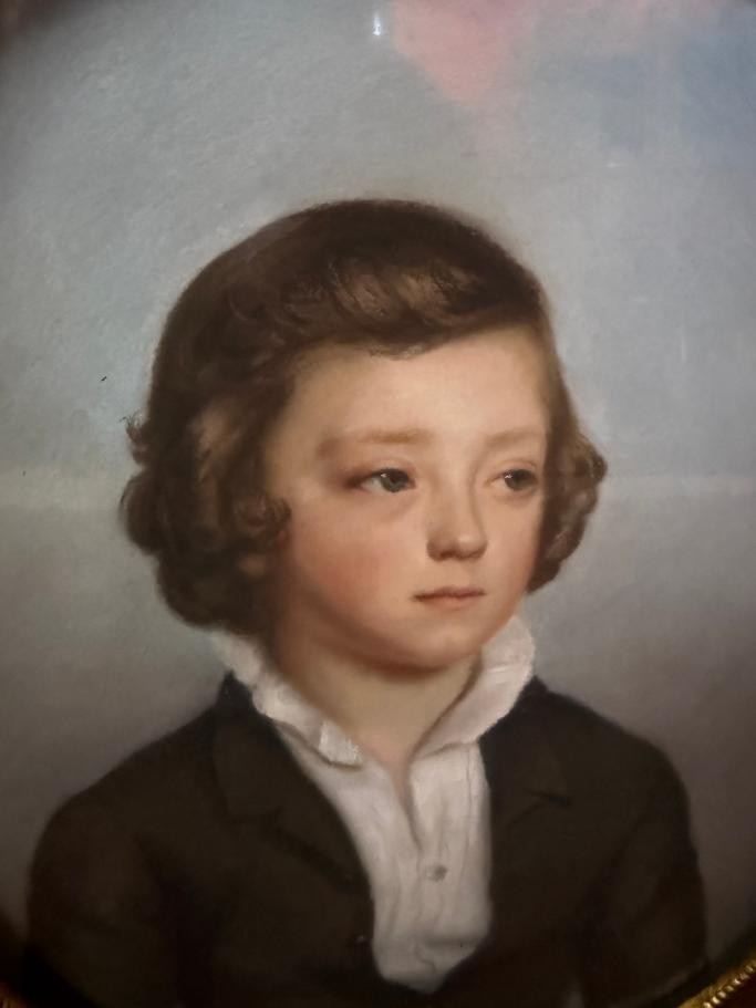PASTEL DU 19ème REPRESENTANT UN JEUNE GARCON-photo-4