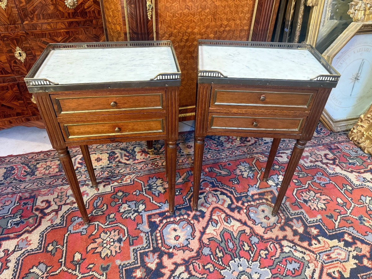 PAIRE DE CHEVET DE STYLE LOUIS XVl