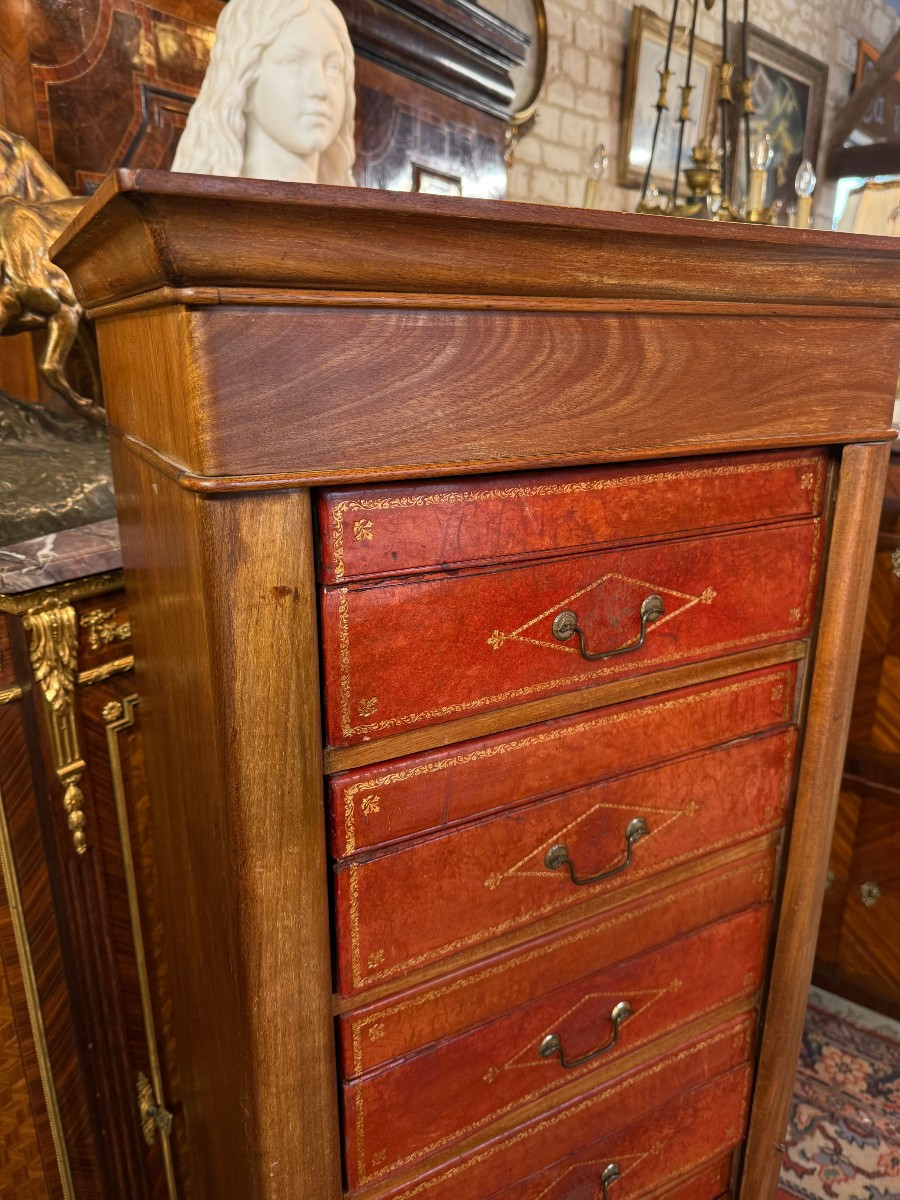 Louis Philippe Period Cardboard Box – Restoration-photo-2