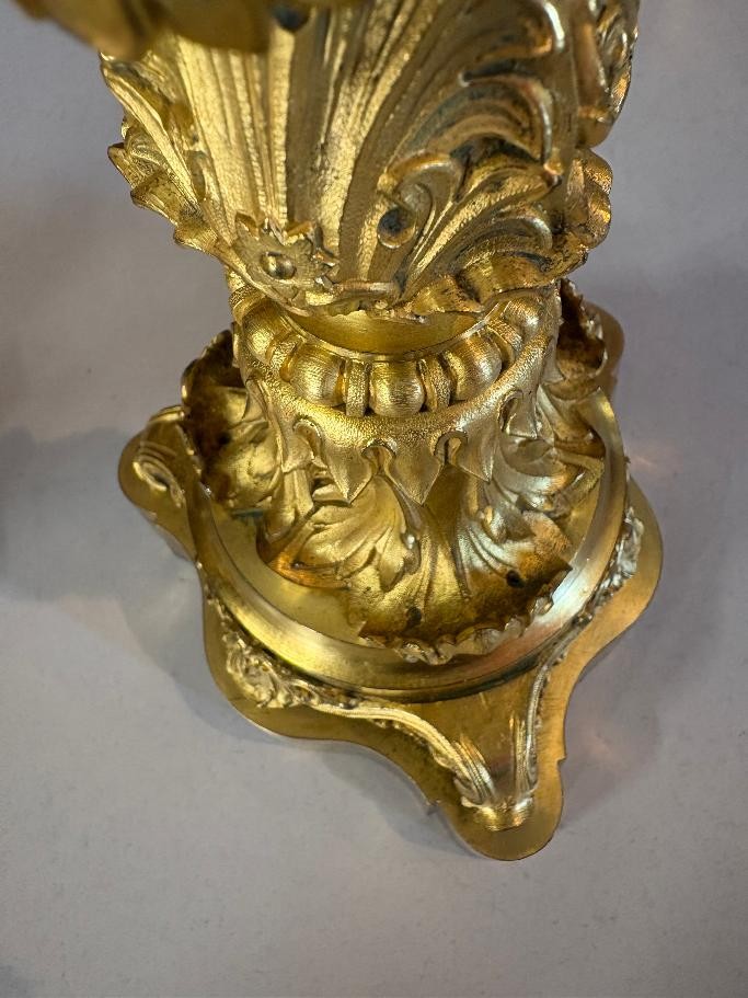 Pair Of Charles X Period Candelabra-photo-6