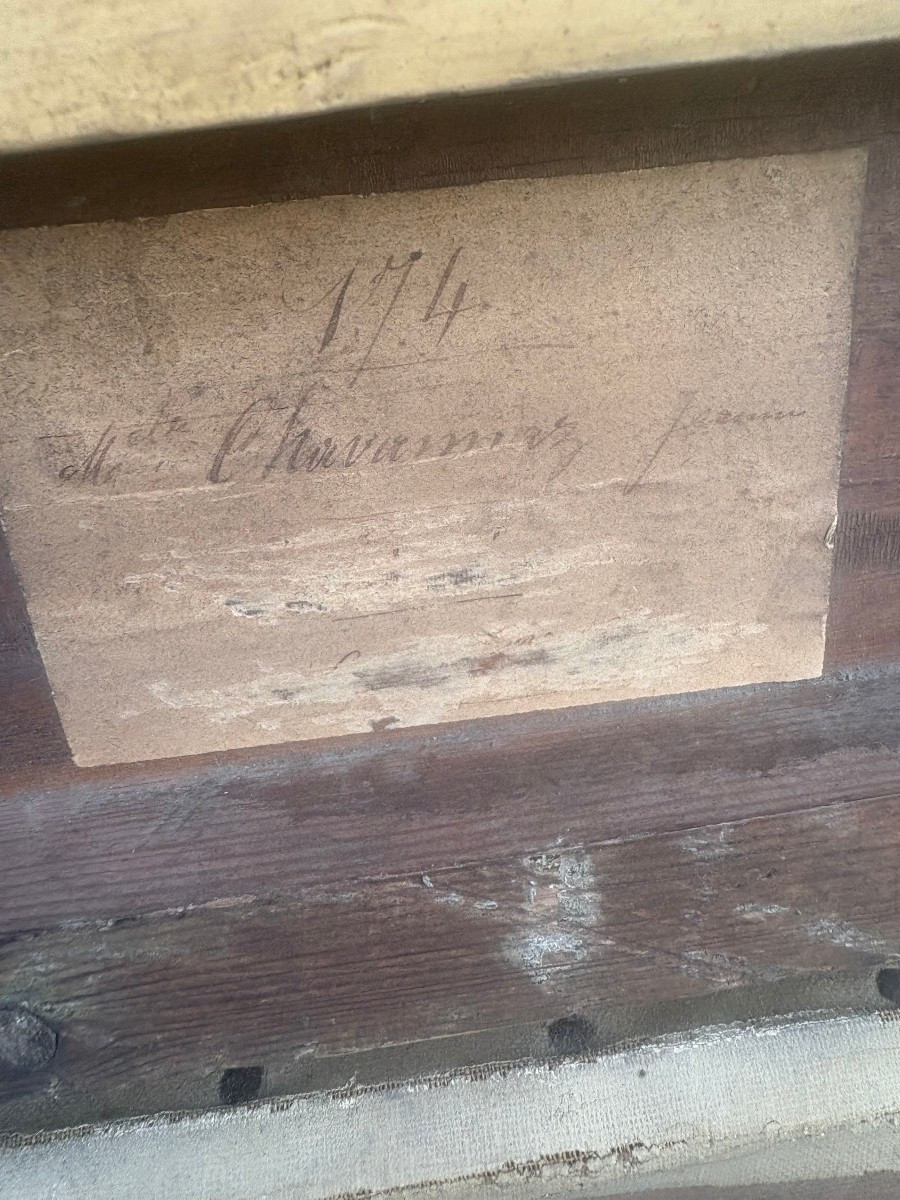 Oil On Canvas, Floral Motif, Signed J. Chavannaz-photo-7