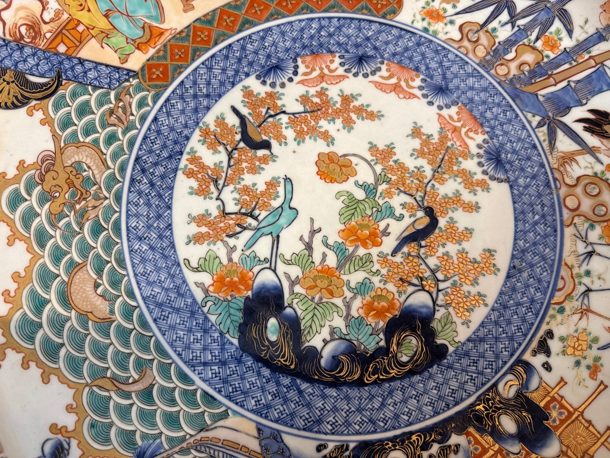 Imari Plat - Japan Meiji Period - 19th Century-photo-2