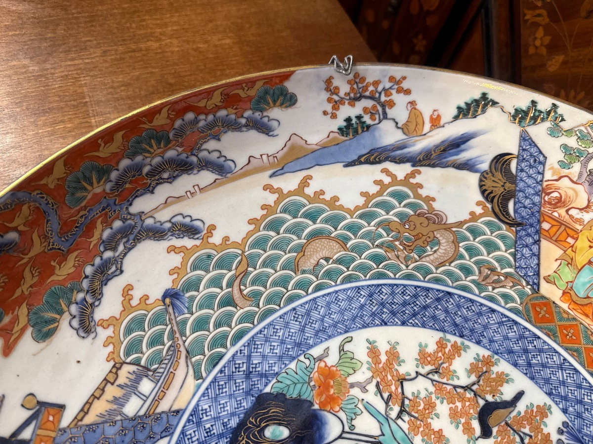 Imari Plat - Japan Meiji Period - 19th Century-photo-4