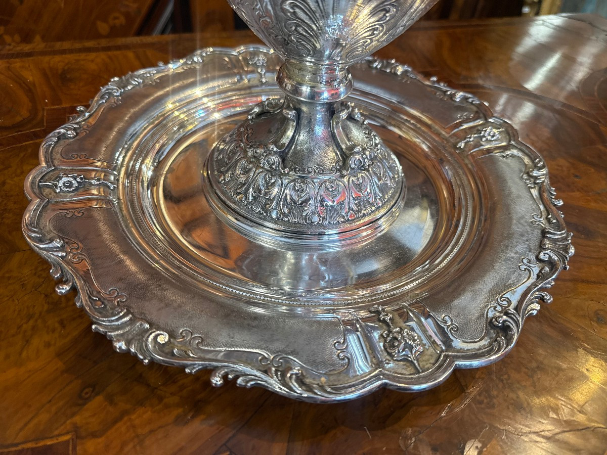 Aiguiere And Its Solid Silver Tray-photo-4
