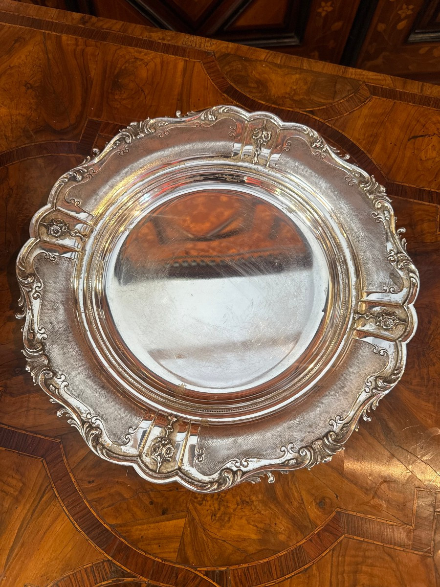 Aiguiere And Its Solid Silver Tray-photo-2
