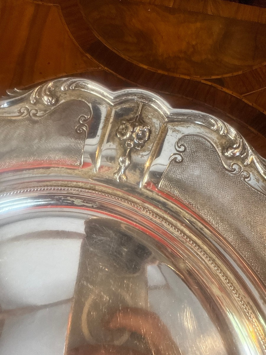 Aiguiere And Its Solid Silver Tray-photo-3