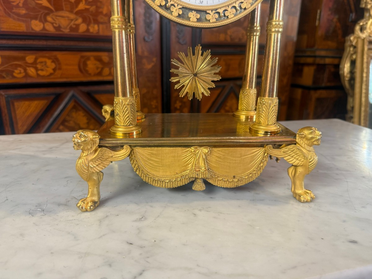 PENDULE EPOQUE EMPIRE "PEGASE"-photo-3