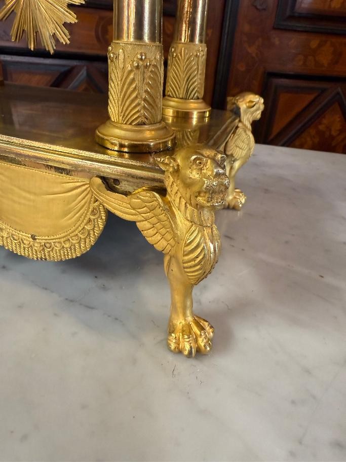 PENDULE EPOQUE EMPIRE "PEGASE"-photo-1