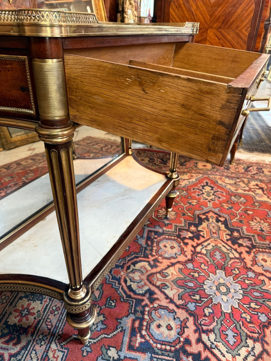 Louis XVI Mahogany Console-photo-1