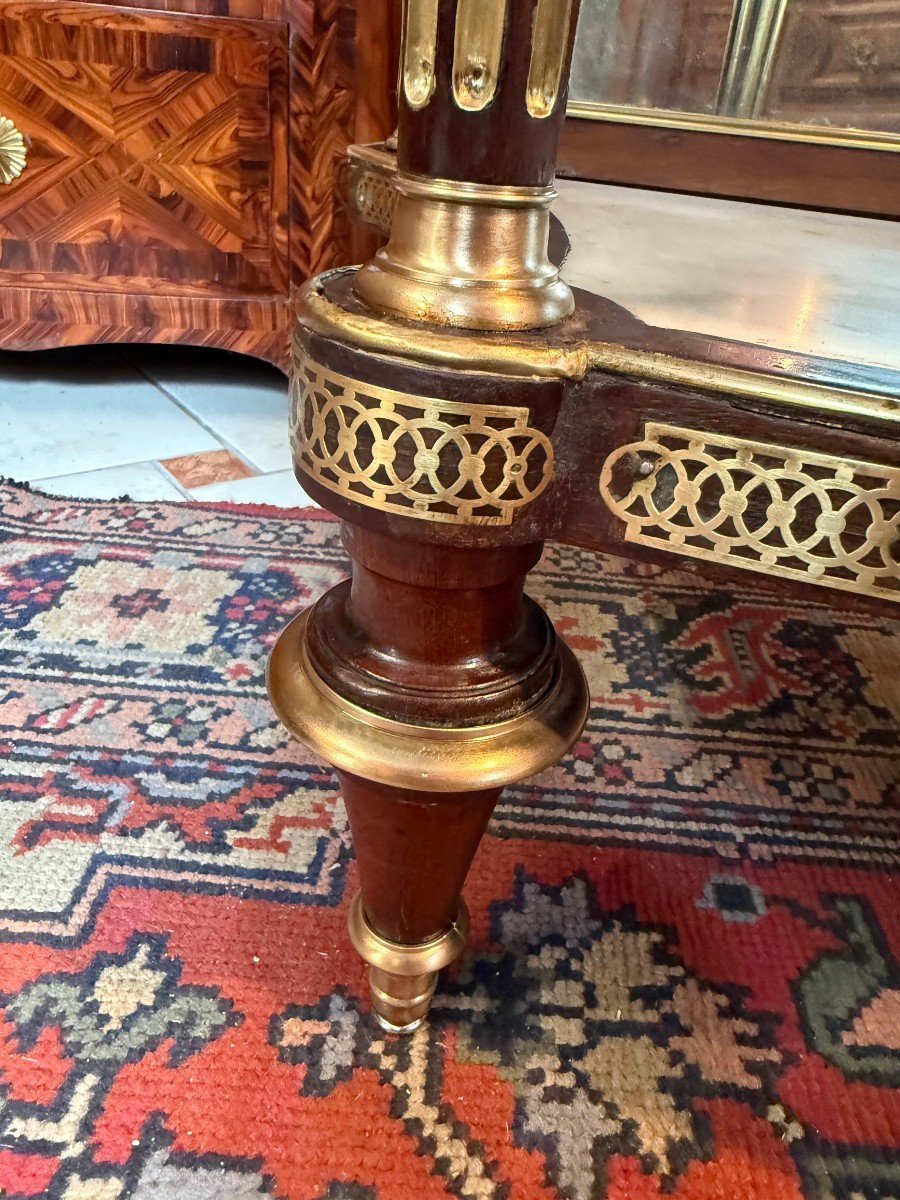 Louis XVI Mahogany Console-photo-3