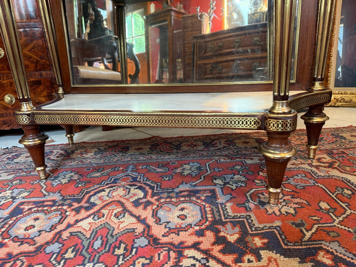 Louis XVI Mahogany Console-photo-4