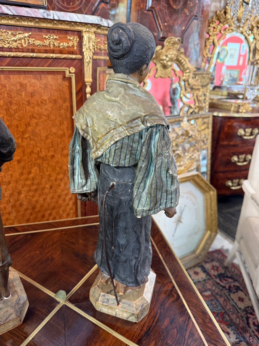 PAIRE DE SANTONS NAPOLITAINS-photo-2