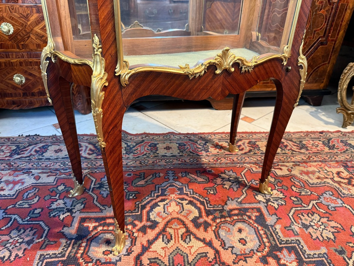 VITRINE LOUIS XV PAUL SORMANI (FRANÇAIS, 1817-1887) -photo-1
